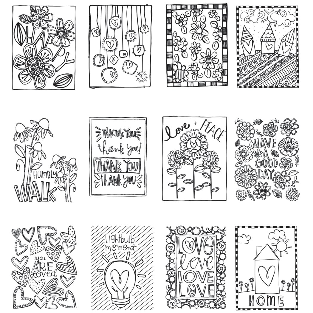 33 Watercolor Paper Coloring Book - Free Printable Coloring Pages